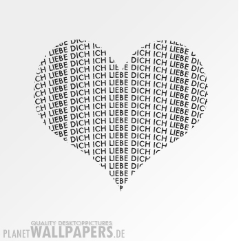 Ich liebe dich Desktop Bilder
